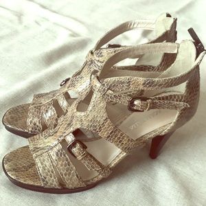 Aquatalia leather shoes snake